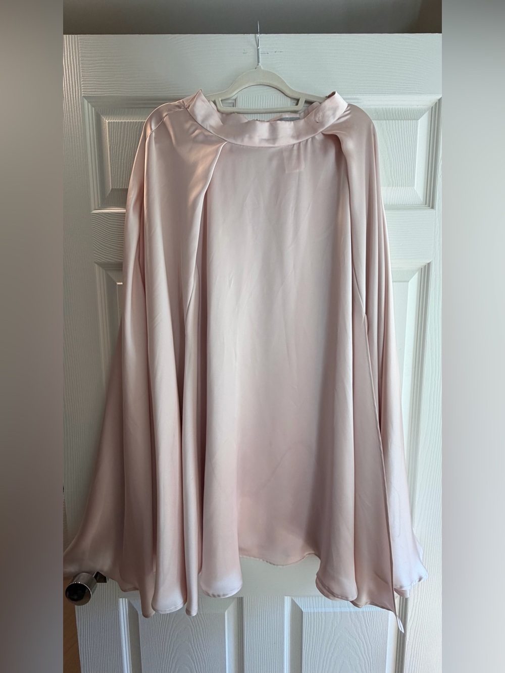 Set Soft Blush Satin bolero+ skirt
